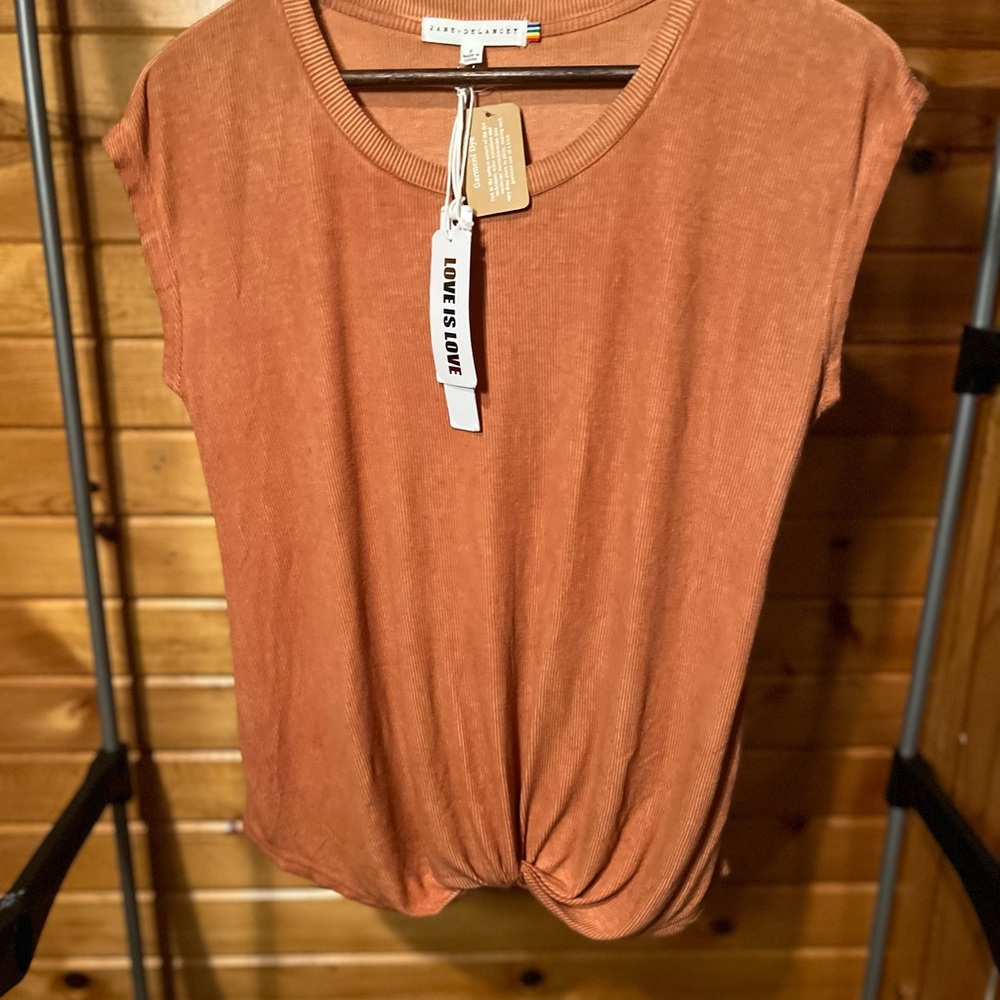 JANE + DELANCEY- Ribbed Love is Love Top